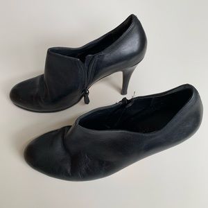 Leather Cole Haan heeled booties